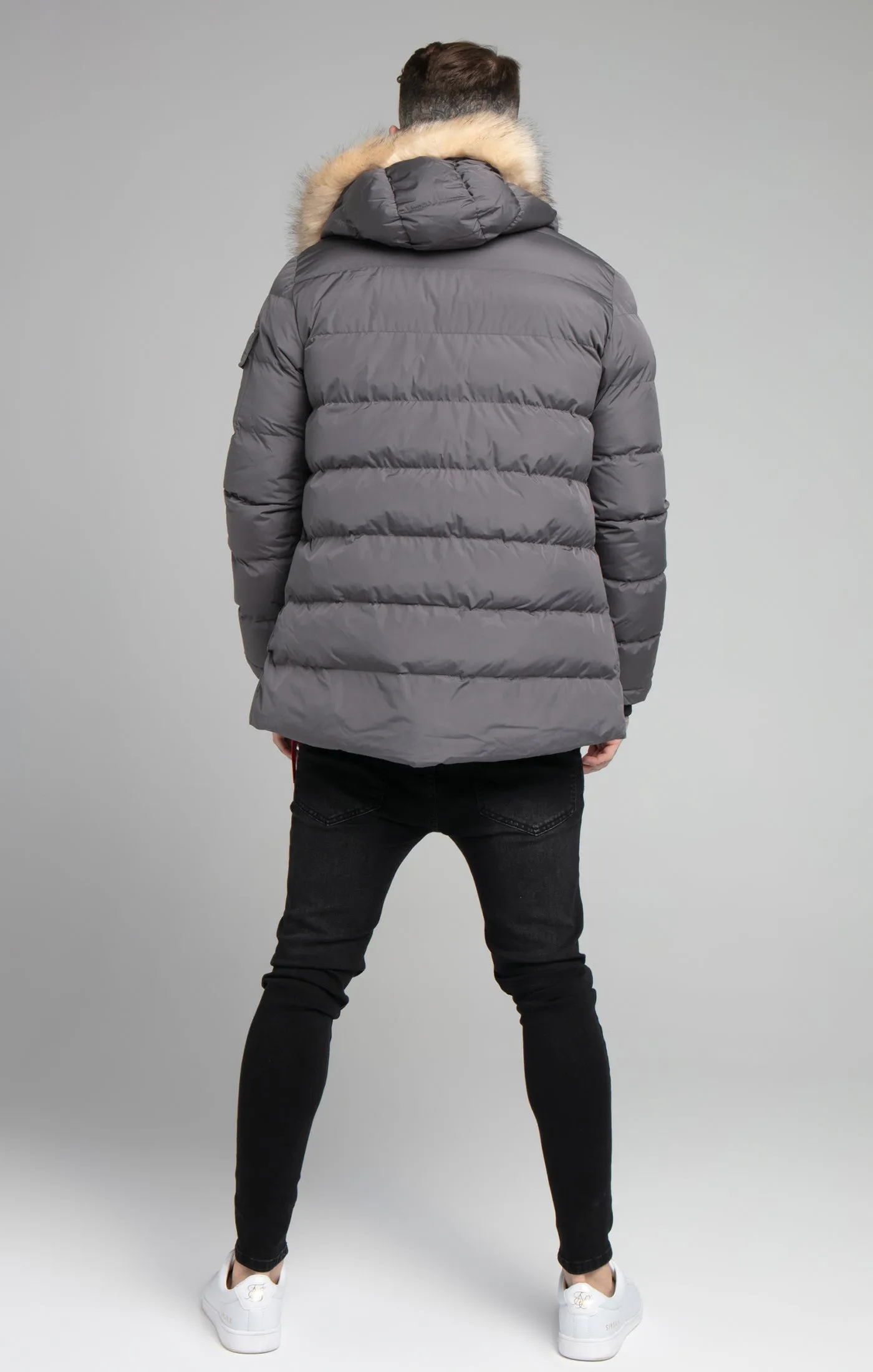 Grey Expedition Parka sold by Siksilk product image thumbnail 5