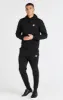 Black Overhead Poly Hoodie sold by Siksilk
