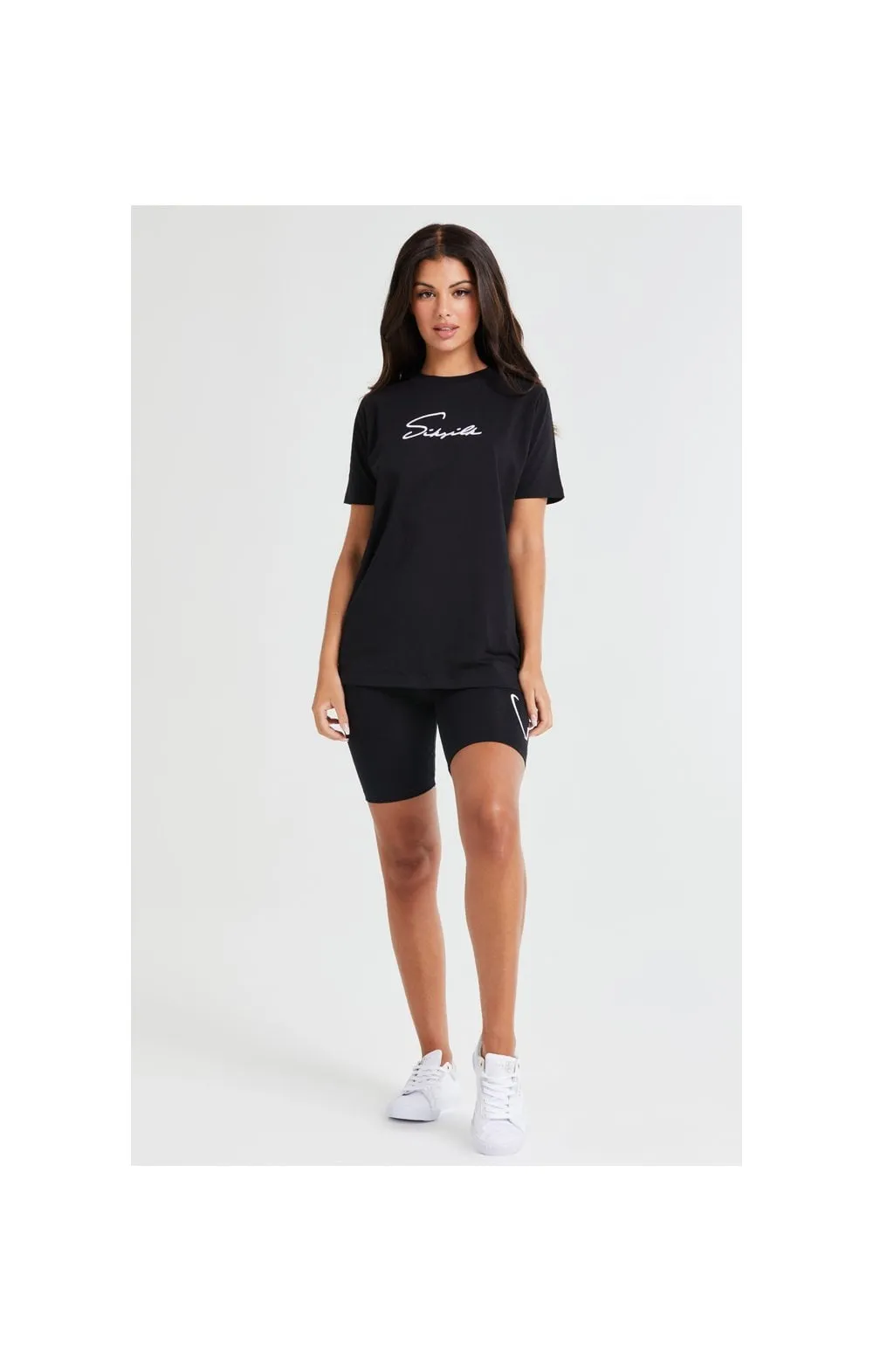 SikSilk Essential Boyfriend Tee - Black sold by Siksilk product image thumbnail 5