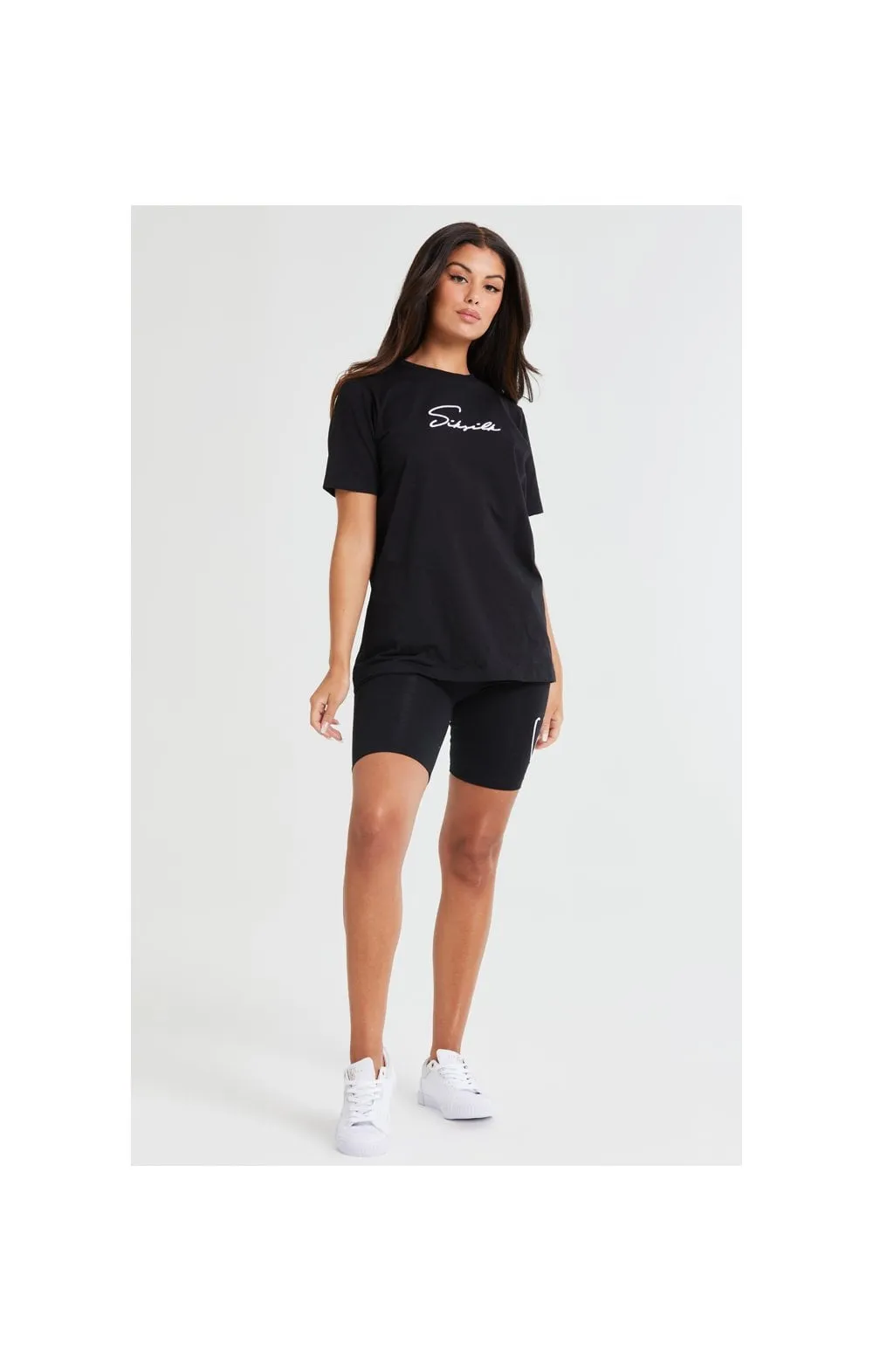 SikSilk Essential Boyfriend Tee - Black sold by Siksilk product image thumbnail 3