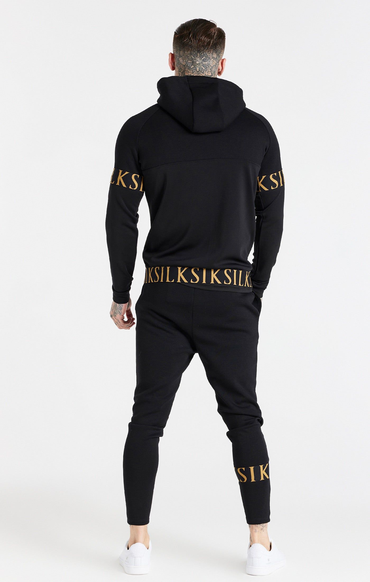 Black Dynamic Zip Through Hoodie sold by Siksilk product image thumbnail 6