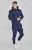 Navy Essentials Poly Hoodie sold by Siksilk