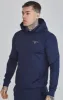 Navy Essentials Poly Hoodie sold by Siksilk