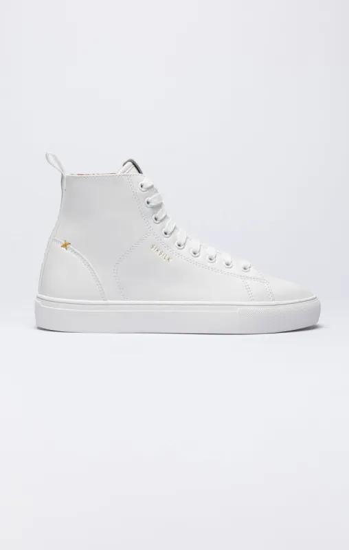 White Classic High-Top Trainer sold by Siksilk