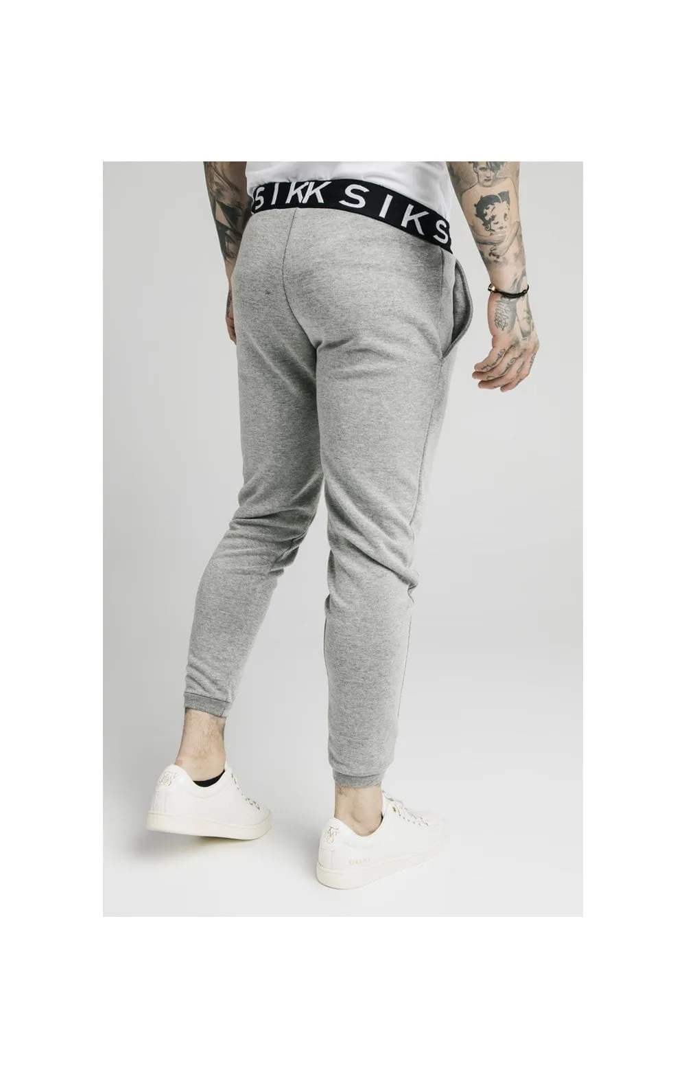 SikSilk Elastic Jacquard Pants - Grey sold by Siksilk product image thumbnail 3