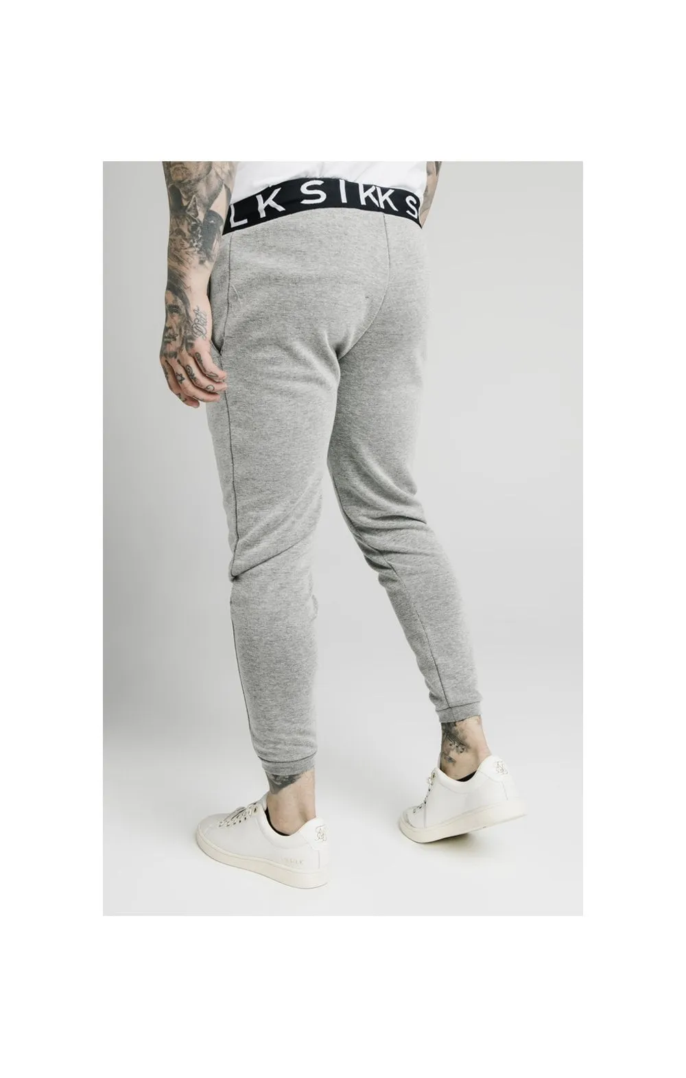 SikSilk Elastic Jacquard Pants - Grey sold by Siksilk product image thumbnail 2