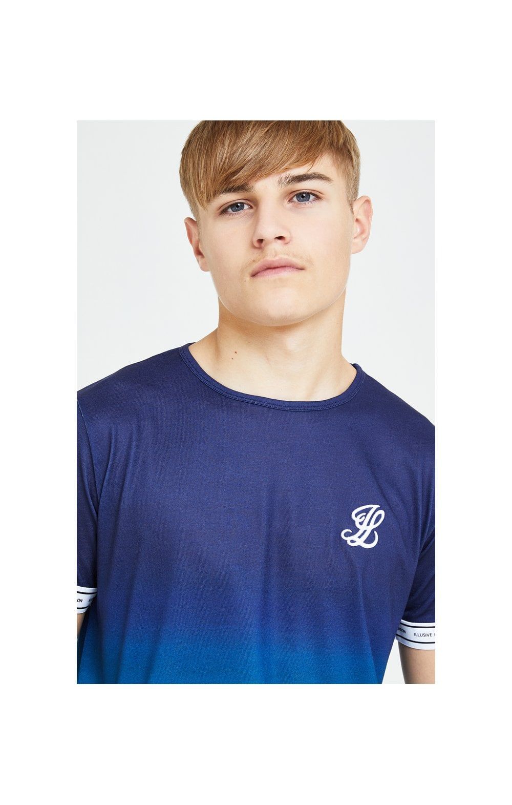 Illusive London Flux Tech Tee - Navy & Blue sold by Siksilk product image thumbnail 2