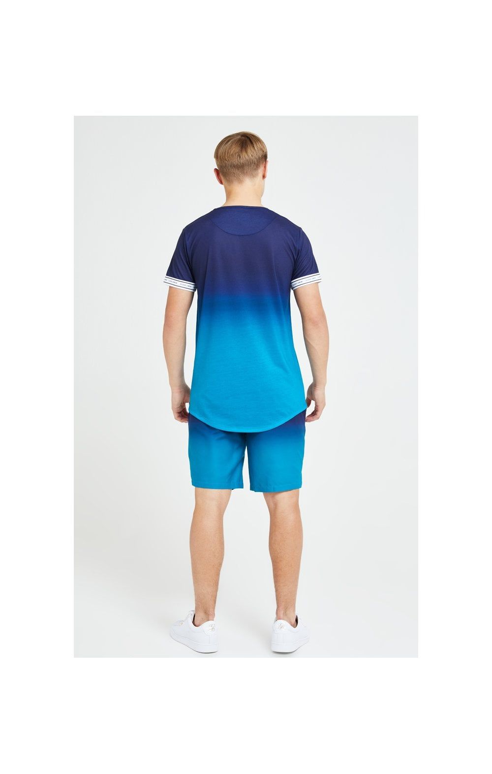 Illusive London Flux Tech Tee - Navy & Blue sold by Siksilk product image thumbnail 6