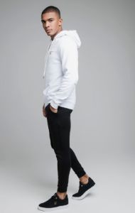 White Division Overhead Hoodie sold by Siksilk