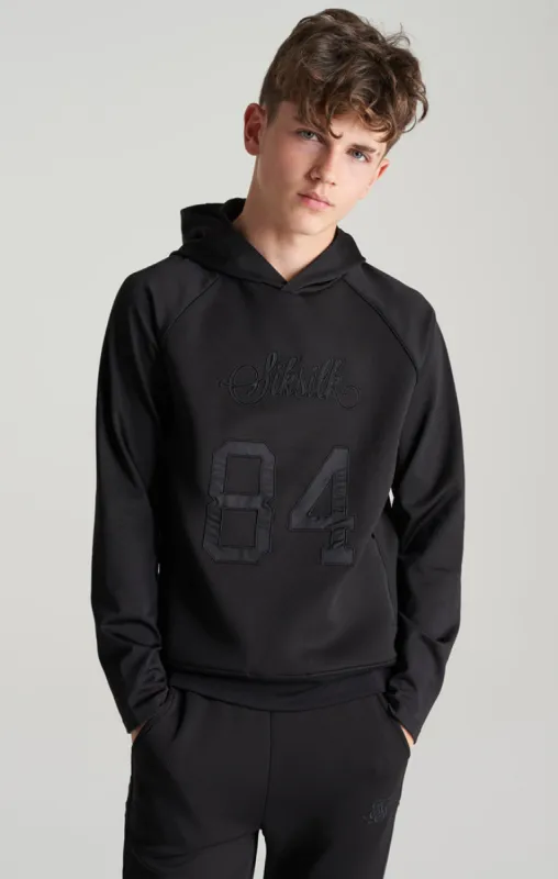 Boys Black Overhead Hoodie sold by Siksilk