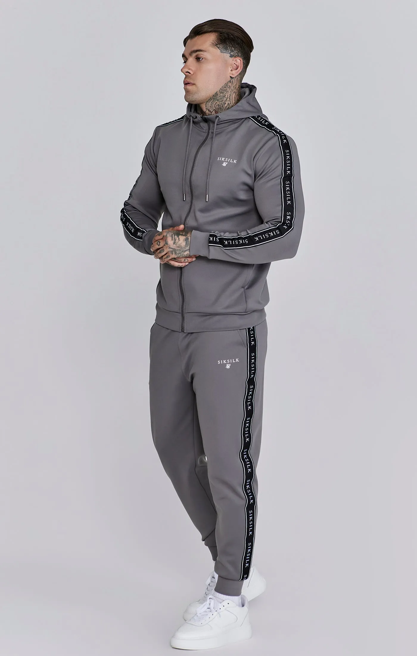 Grey Hoodie and Joggers Set sold by Siksilk