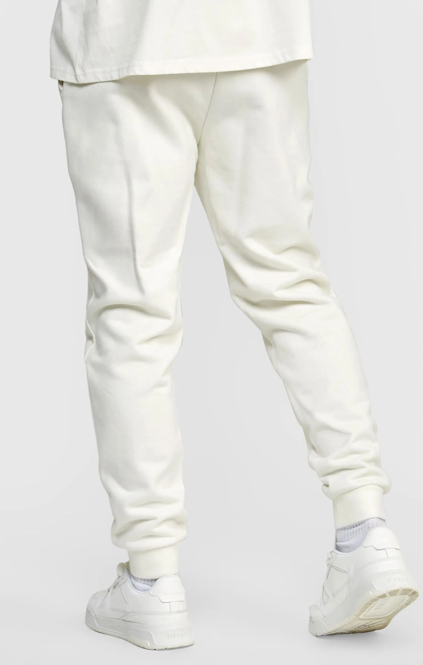 Ecru Varsity Jogger sold by Siksilk product image thumbnail 4