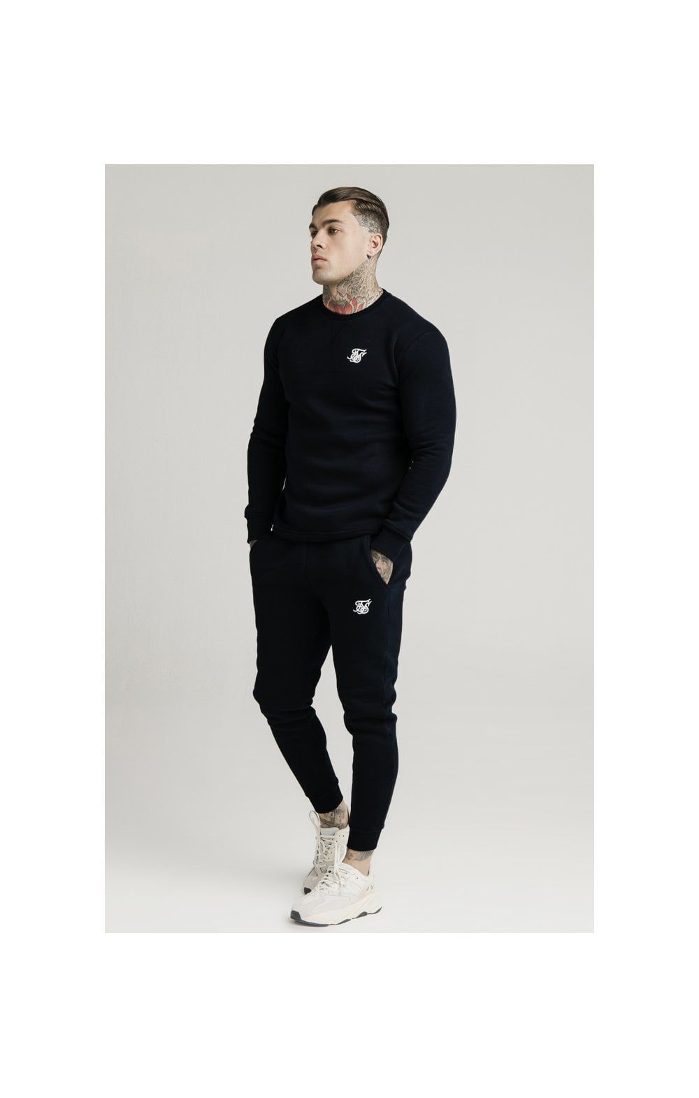 Black Crew Sweatshirt sold by Siksilk product image thumbnail 4