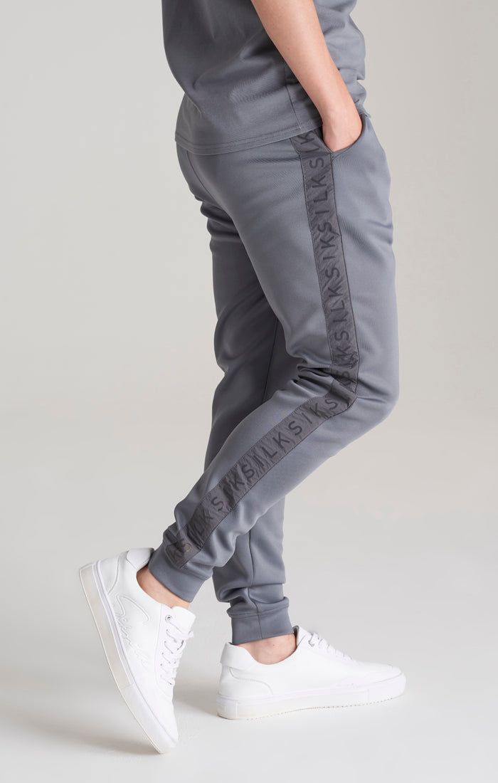 Boys Grey Taped Jogger sold by Siksilk product image thumbnail 2
