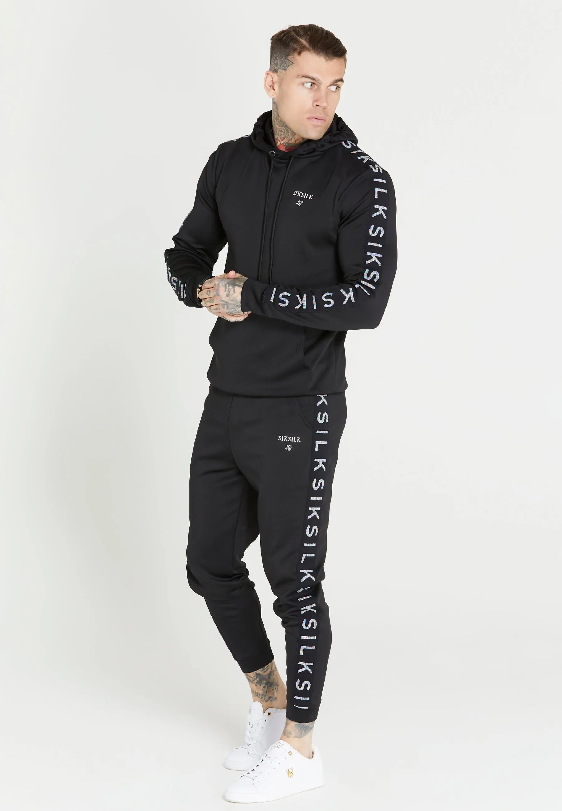 Black Runner Track Pant sold by Siksilk product image thumbnail 4