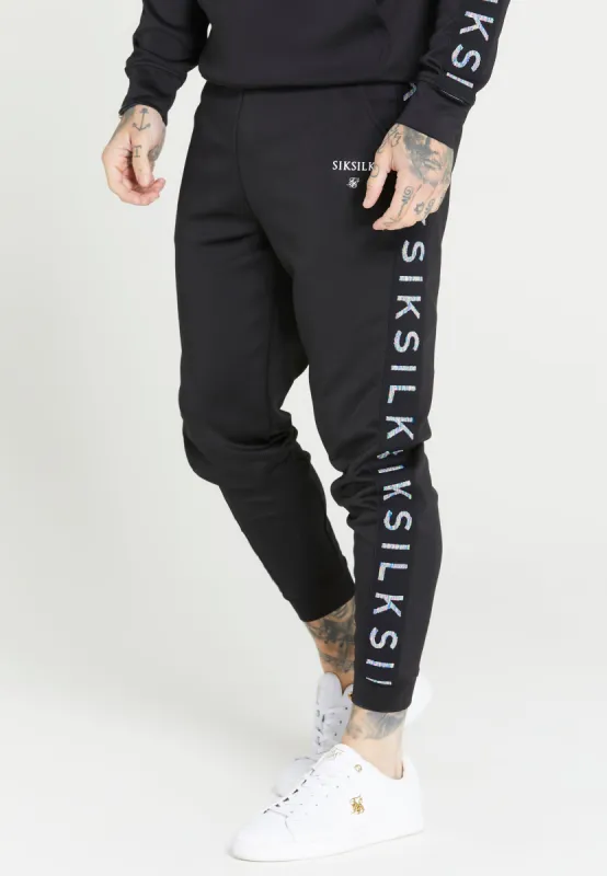Black Runner Track Pant sold by Siksilk