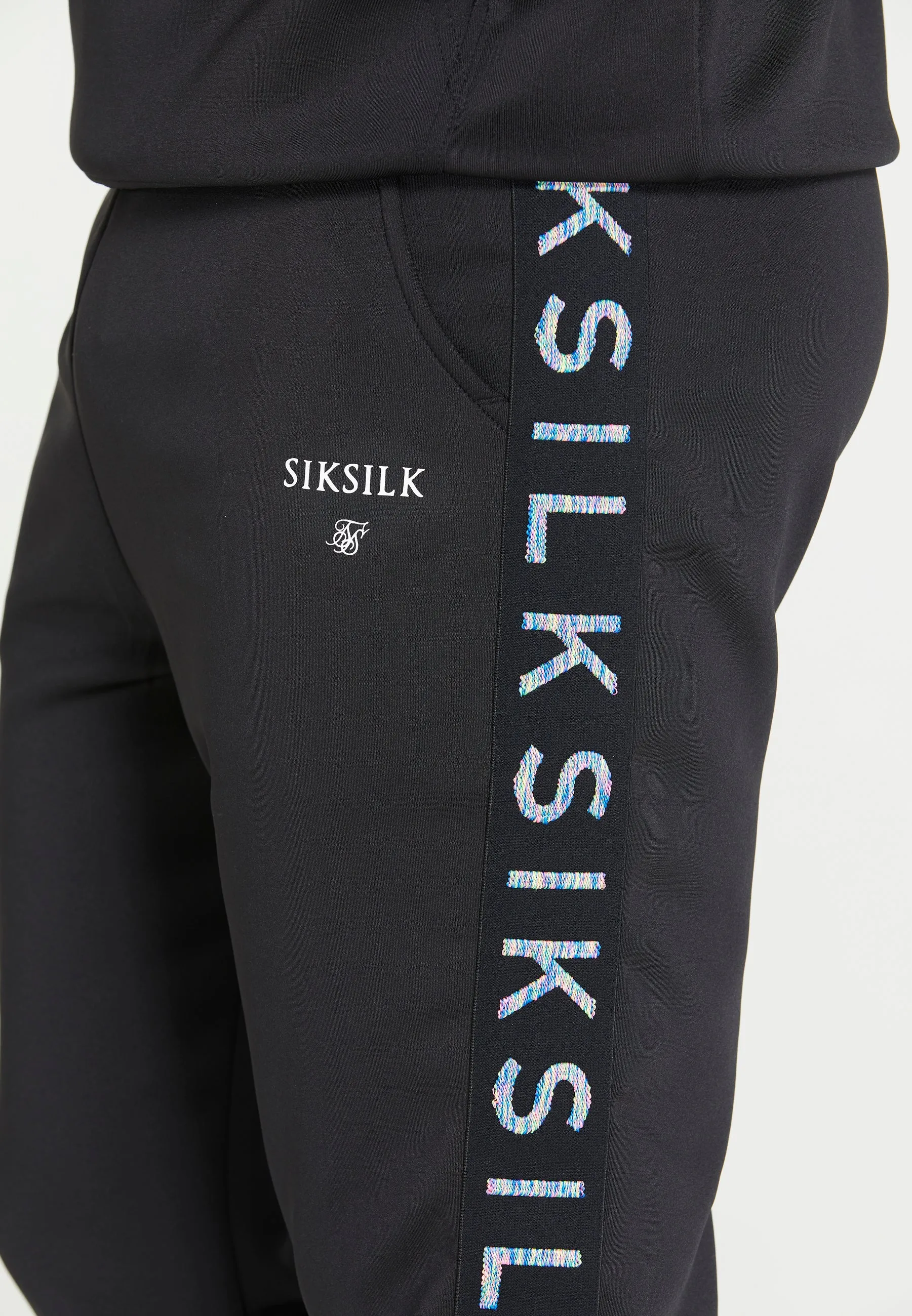 Black Runner Track Pant sold by Siksilk product image thumbnail 2