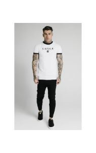 SikSilk S/S Straight Hem Gym Tee - White sold by Siksilk