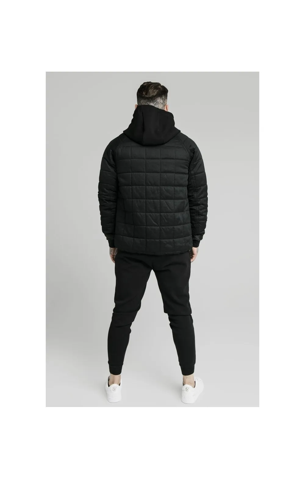 SikSilk Farmers Jacket – Black sold by Siksilk product image thumbnail 4