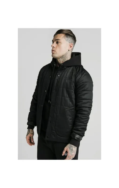 SikSilk Farmers Jacket – Black sold by Siksilk