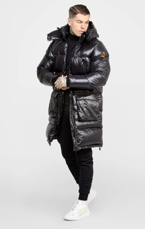 Black Managers Coat sold by Siksilk