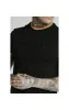 SikSilk Straight Hem Gym Tee – Black & Gold sold by Siksilk