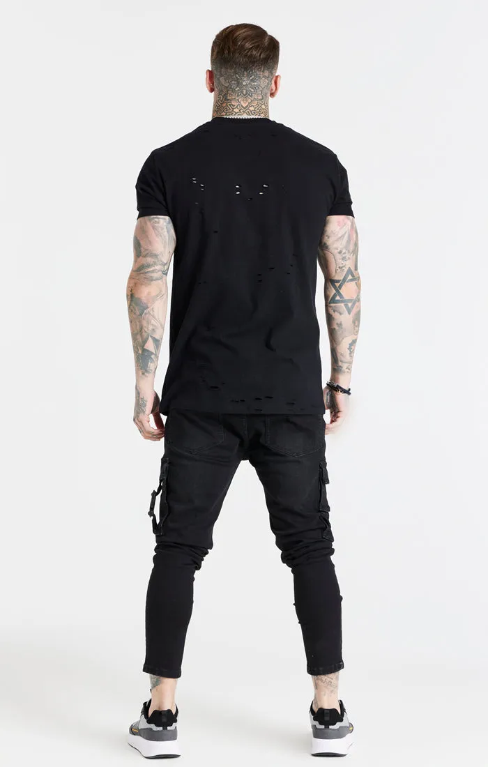 Black Cargo Skinny Jean sold by Siksilk product image thumbnail 5