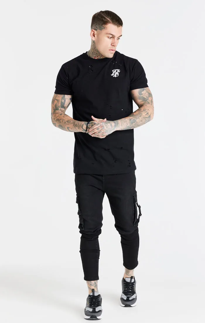 Black Cargo Skinny Jean sold by Siksilk product image thumbnail 3