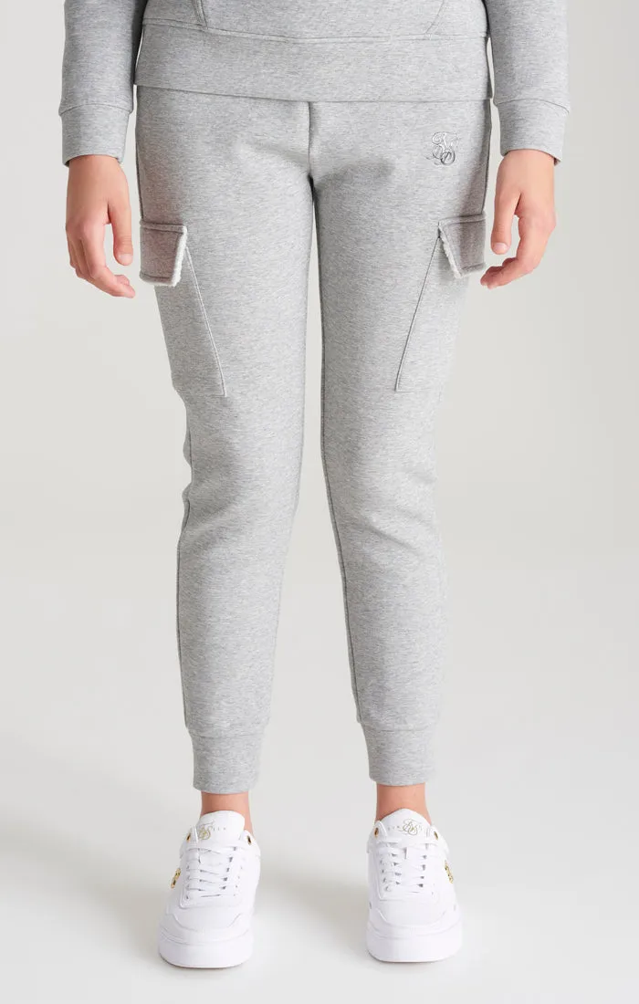 SikSilk Cargo Joggers - Grey Marl sold by Siksilk product image thumbnail 3