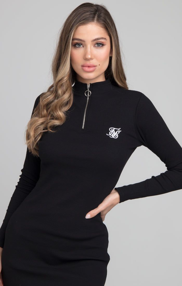 SikSilk Velocity Bodycon Dress - Black sold by Siksilk product image thumbnail 2