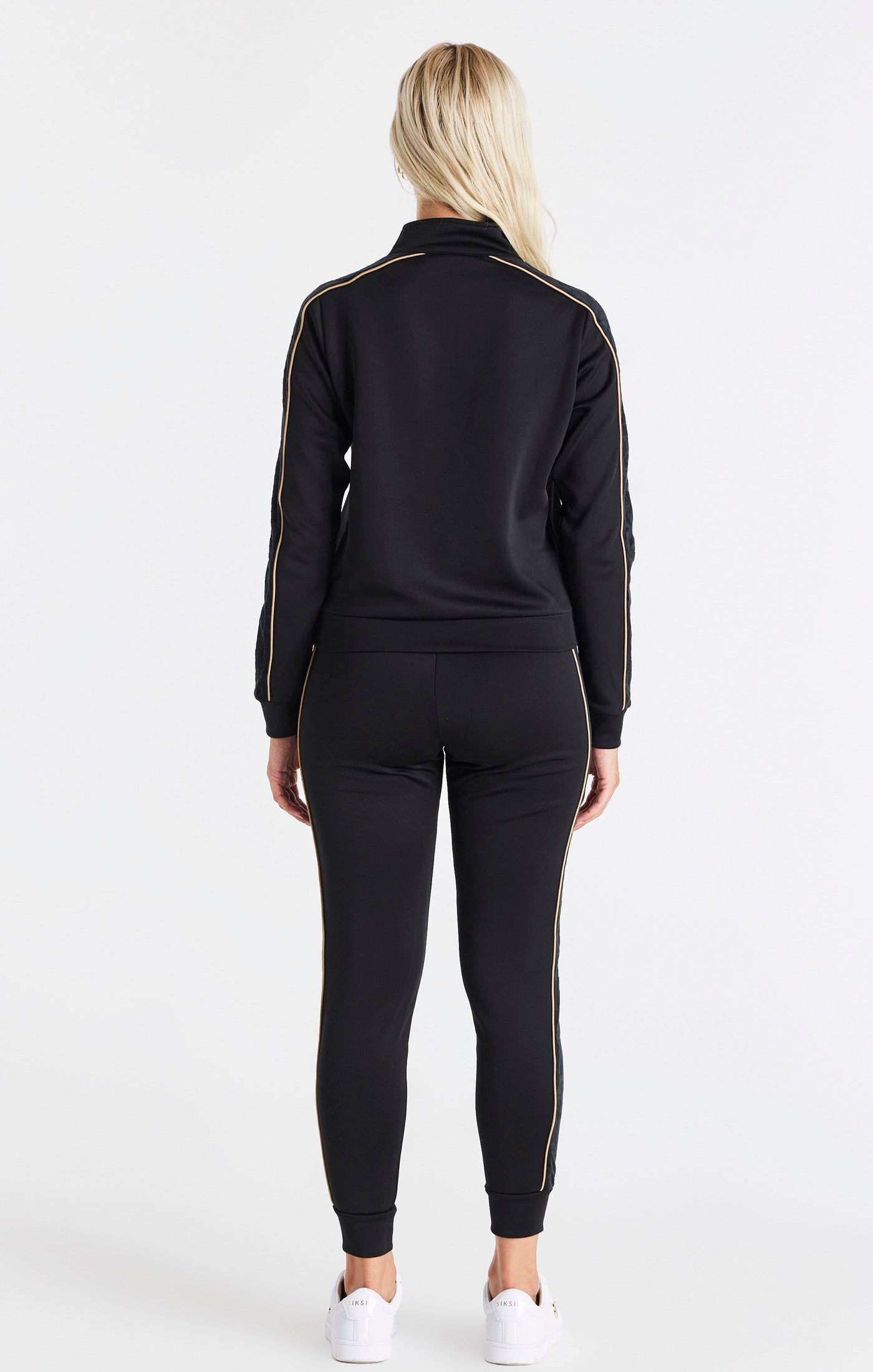 SikSilk Velour Panelled Track Pants - Black sold by Siksilk product image thumbnail 7