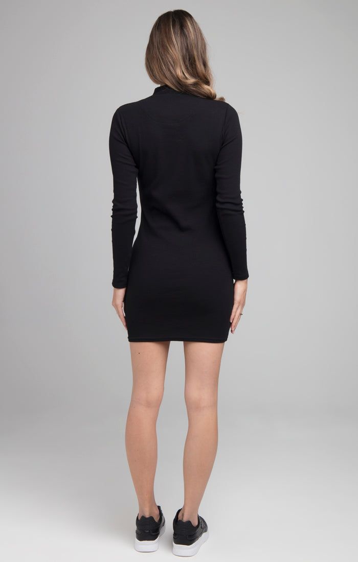 SikSilk Velocity Bodycon Dress - Black sold by Siksilk product image thumbnail 5