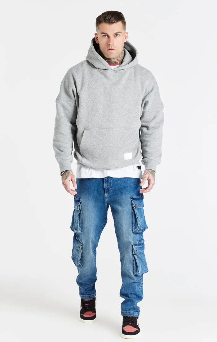 Blue Loose Fit Cargo Pant sold by Siksilk product image thumbnail 5