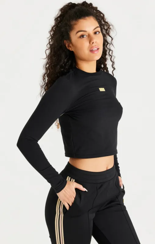 Black Long Sleeve T-Shirt sold by Siksilk