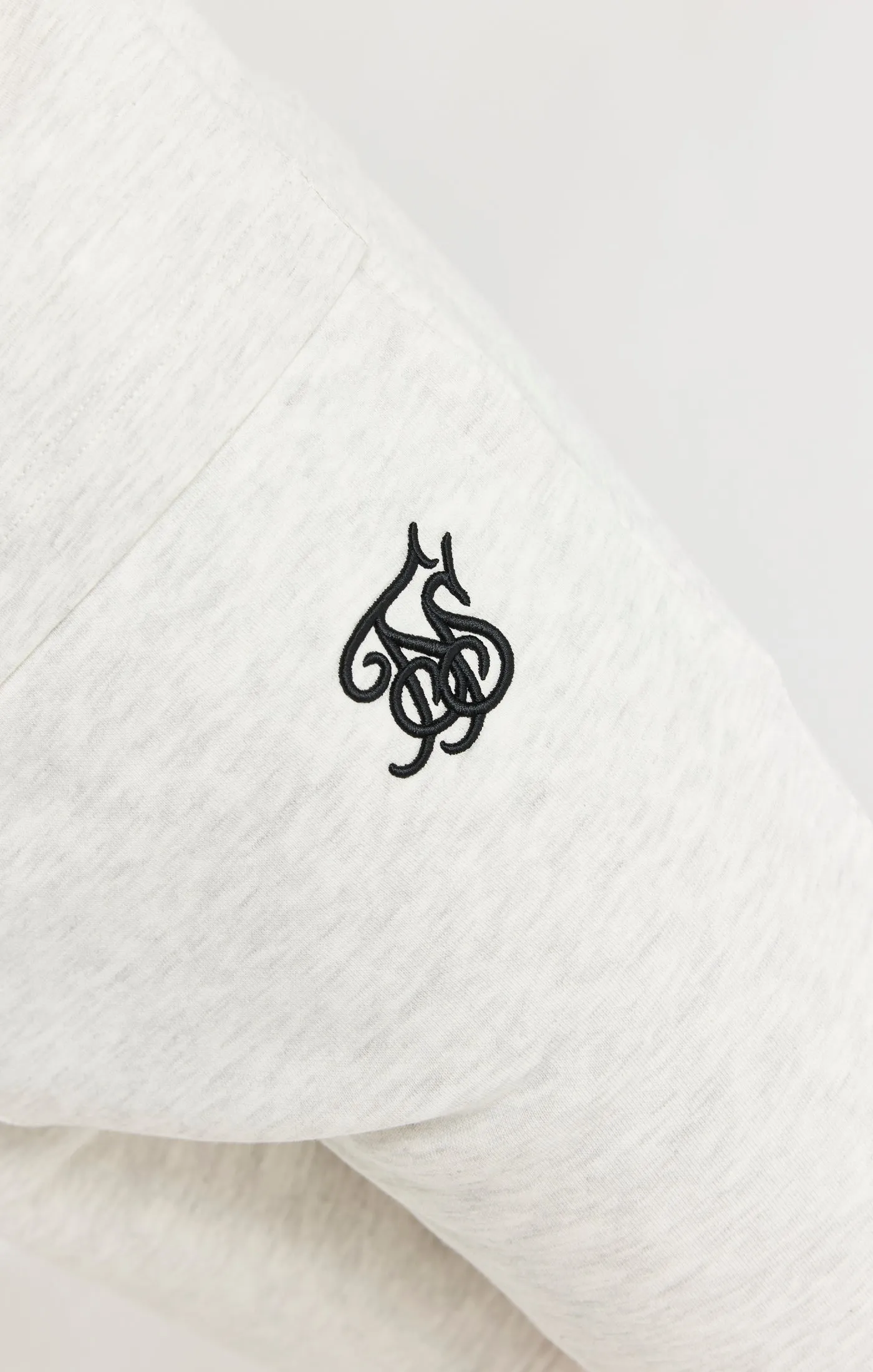 SikSilk Fleece Shorts - Snow Marl sold by Siksilk product image thumbnail 4