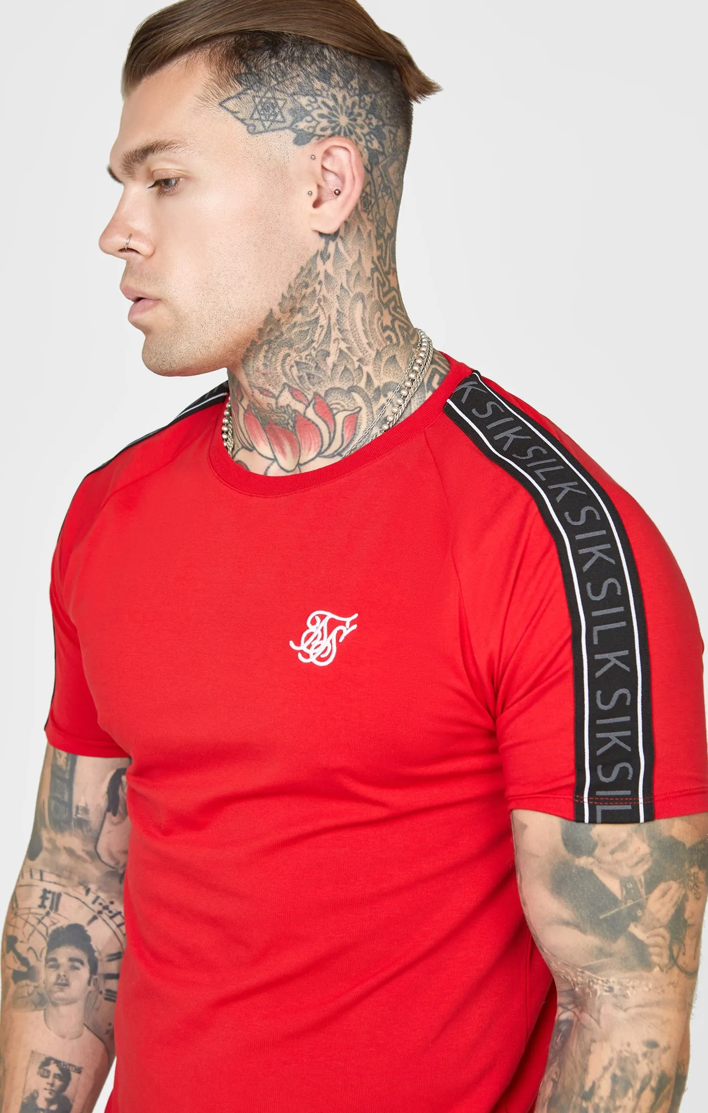 Red Taped T-Shirt sold by Siksilk product image thumbnail 2