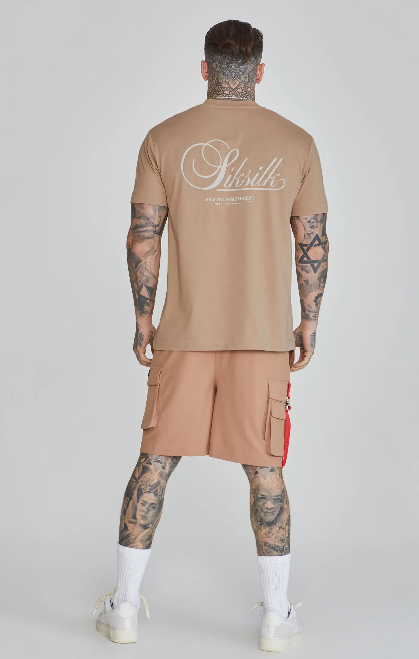 Brown Graphic T-Shirt sold by Siksilk product image thumbnail 5