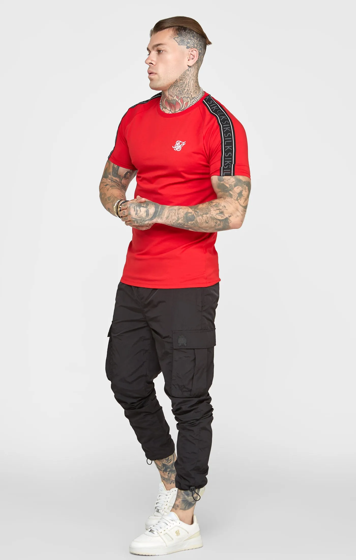 Red Taped T-Shirt sold by Siksilk product image thumbnail 3
