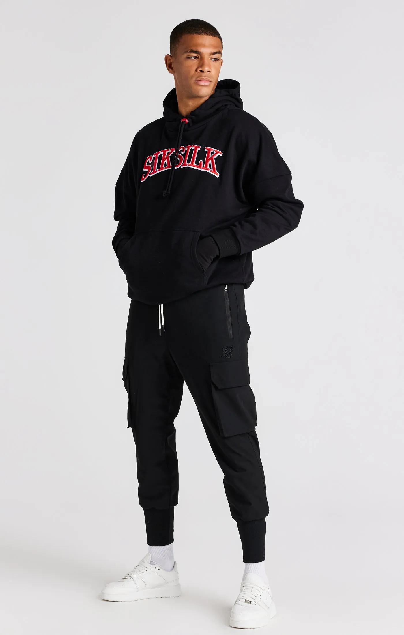 Black Oversized Hoodie sold by Siksilk product image thumbnail 5