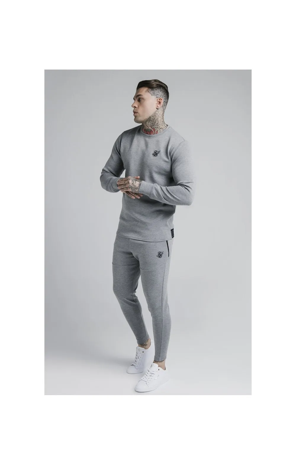 SikSilk Exhibit Function Pants - Grey Marl sold by Siksilk product image thumbnail 4