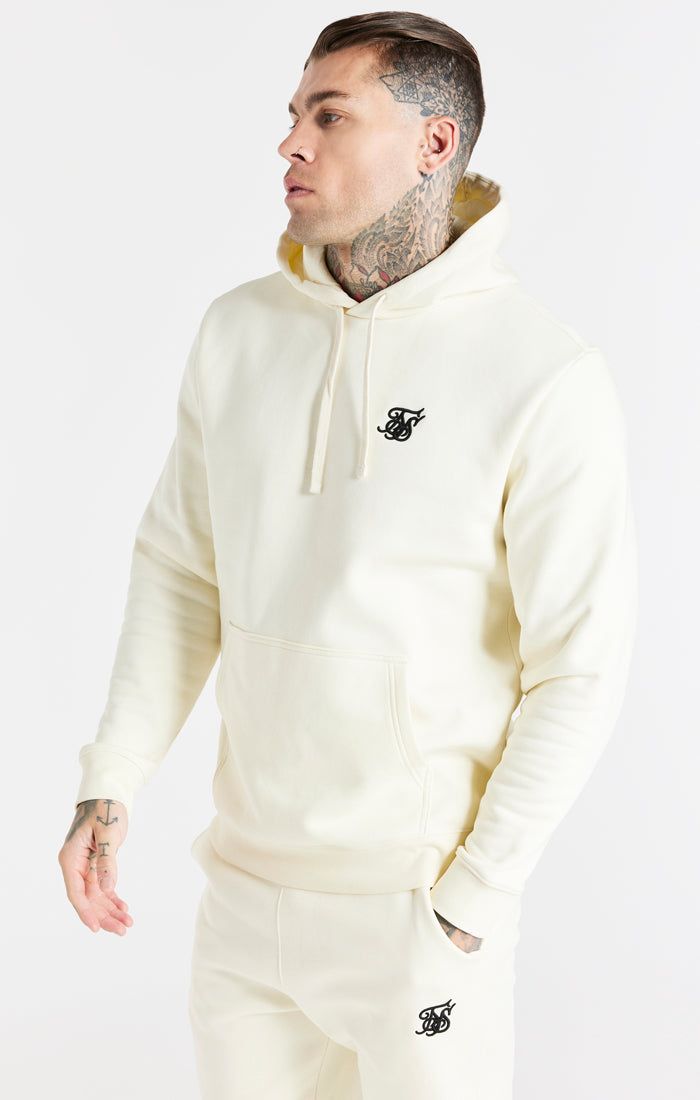 Ecru Essential Overhead Hoodie sold by Siksilk