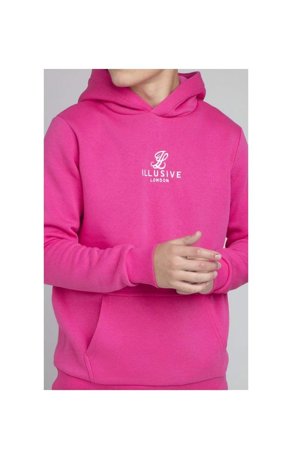 Illusive London Overhead Hoodie - Pink sold by Siksilk product image thumbnail 5