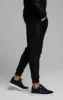 Black Embroidered Jogger sold by Siksilk