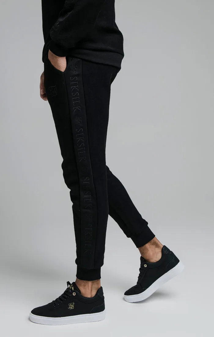Black Embroidered Jogger sold by Siksilk product image thumbnail 5