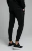 Black Embroidered Jogger sold by Siksilk