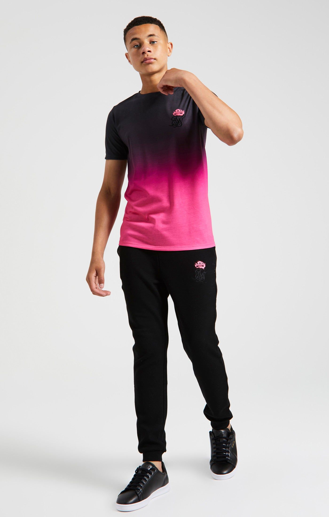 Boys Messi x SikSilk Pink Fade T-Shirt sold by Siksilk product image thumbnail 4