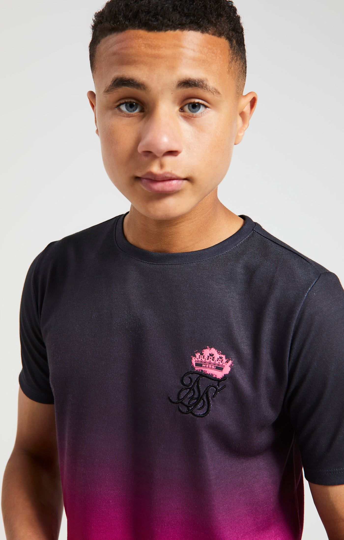 Boys Messi x SikSilk Pink Fade T-Shirt sold by Siksilk product image thumbnail 2