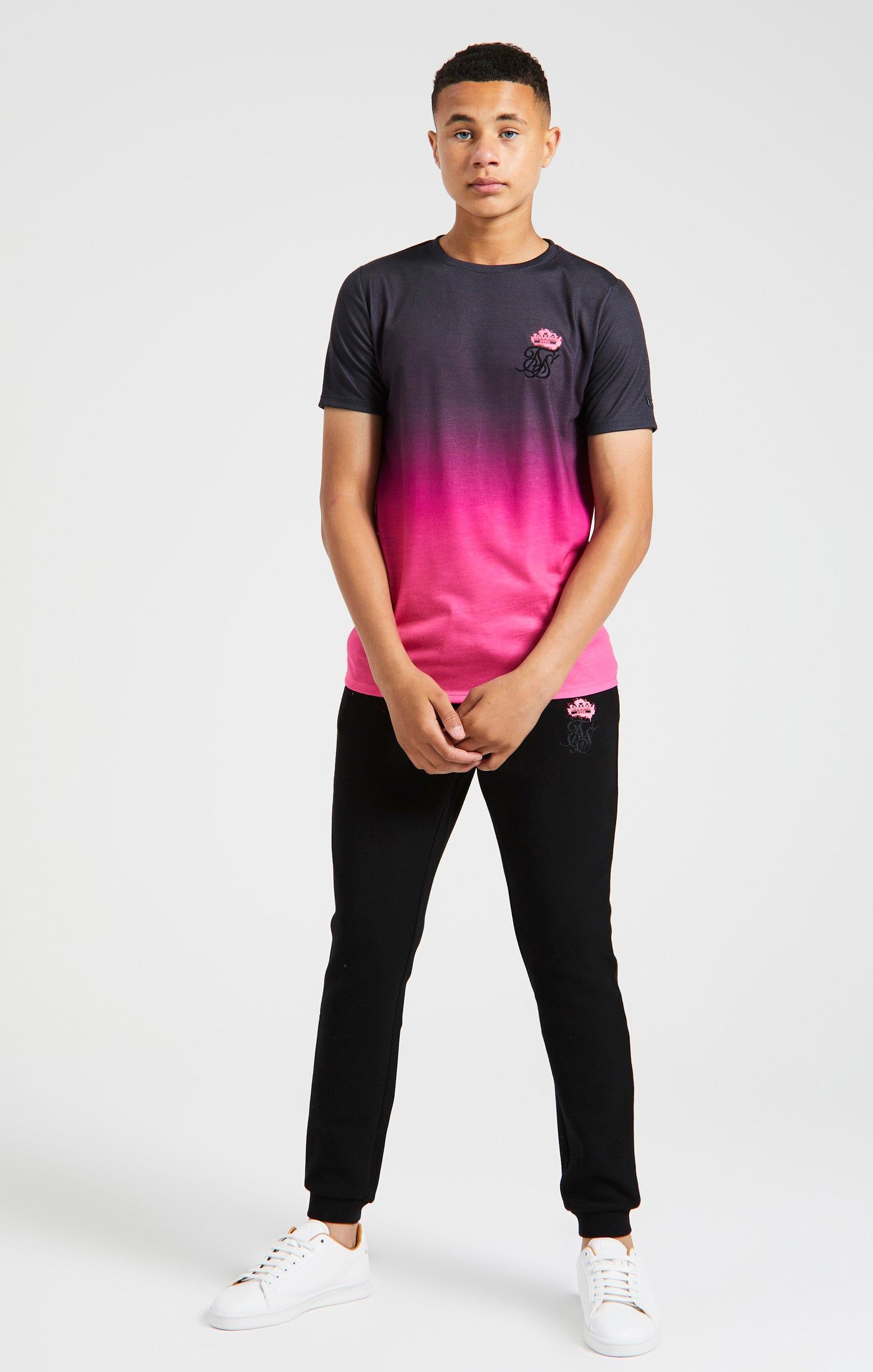 Boys Messi x SikSilk Pink Fade T-Shirt sold by Siksilk product image thumbnail 3