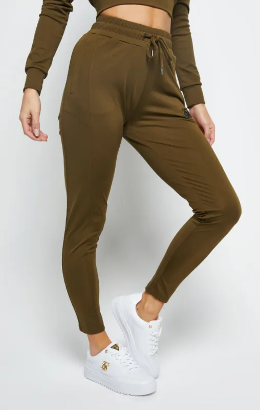SikSilk Zonal Track Pants - Khaki sold by Siksilk