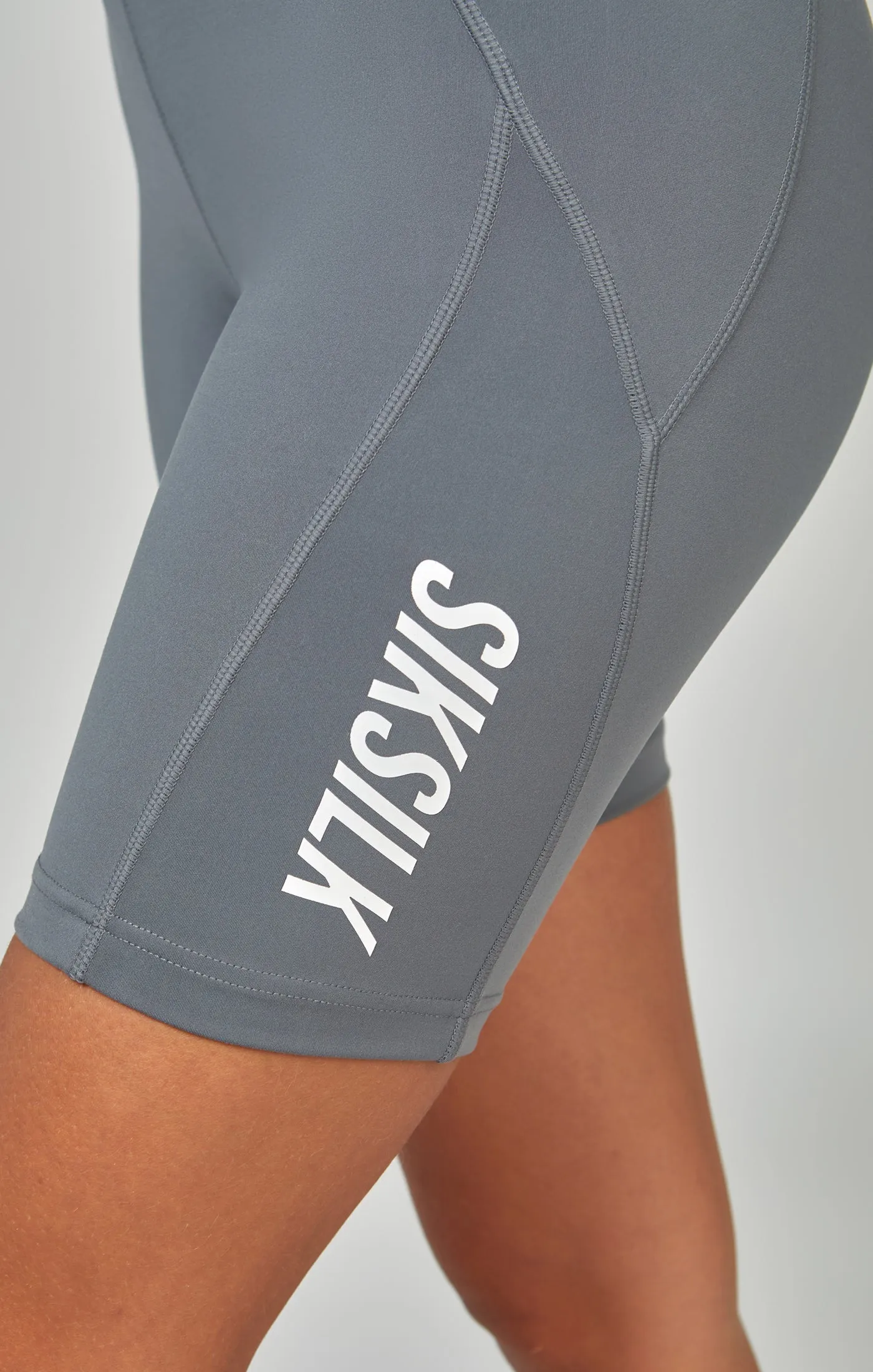 Grey Sports Essential Cycling Short sold by Siksilk product image thumbnail 4
